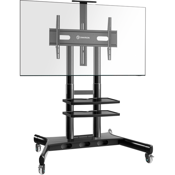 Mobile tv stand for store 75 inch tv