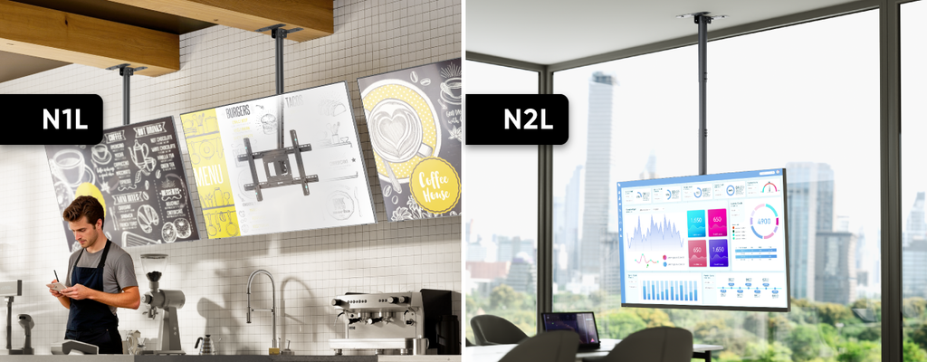 ONKRON Ceiling Mounts for Home and Business: N1L and N2L
