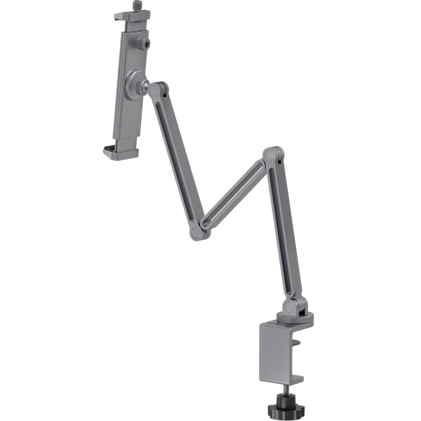 ONKRON Tablet Holder for 6.1"-15" Tablets, Desk Mount, Gray DS02-G