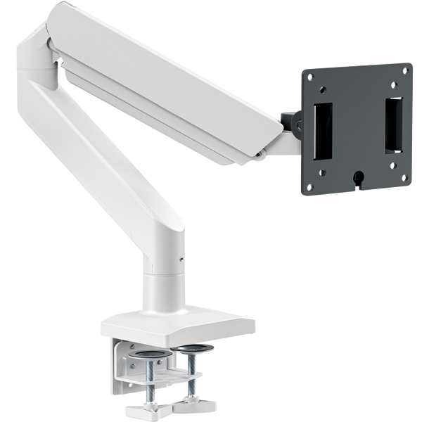 Desk Mount for Monitor 13"-55" max 25 kg, Tilt-Swivel, with Rotation, White-black G110