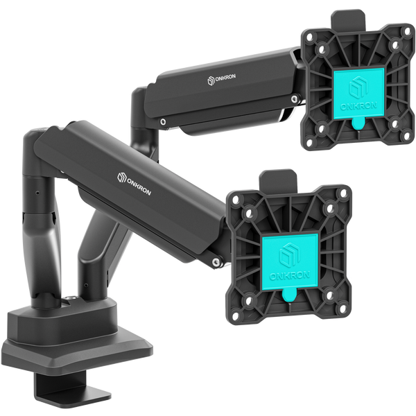 ONKRON dual monitor desk mount 13"–32", black G160-B