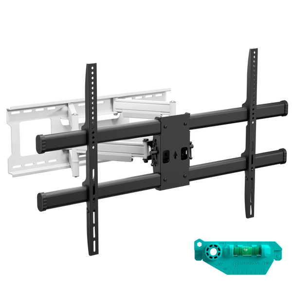 Full-Motion TV Wall Mount for 42"-120" max 100 kg, White-Black M10