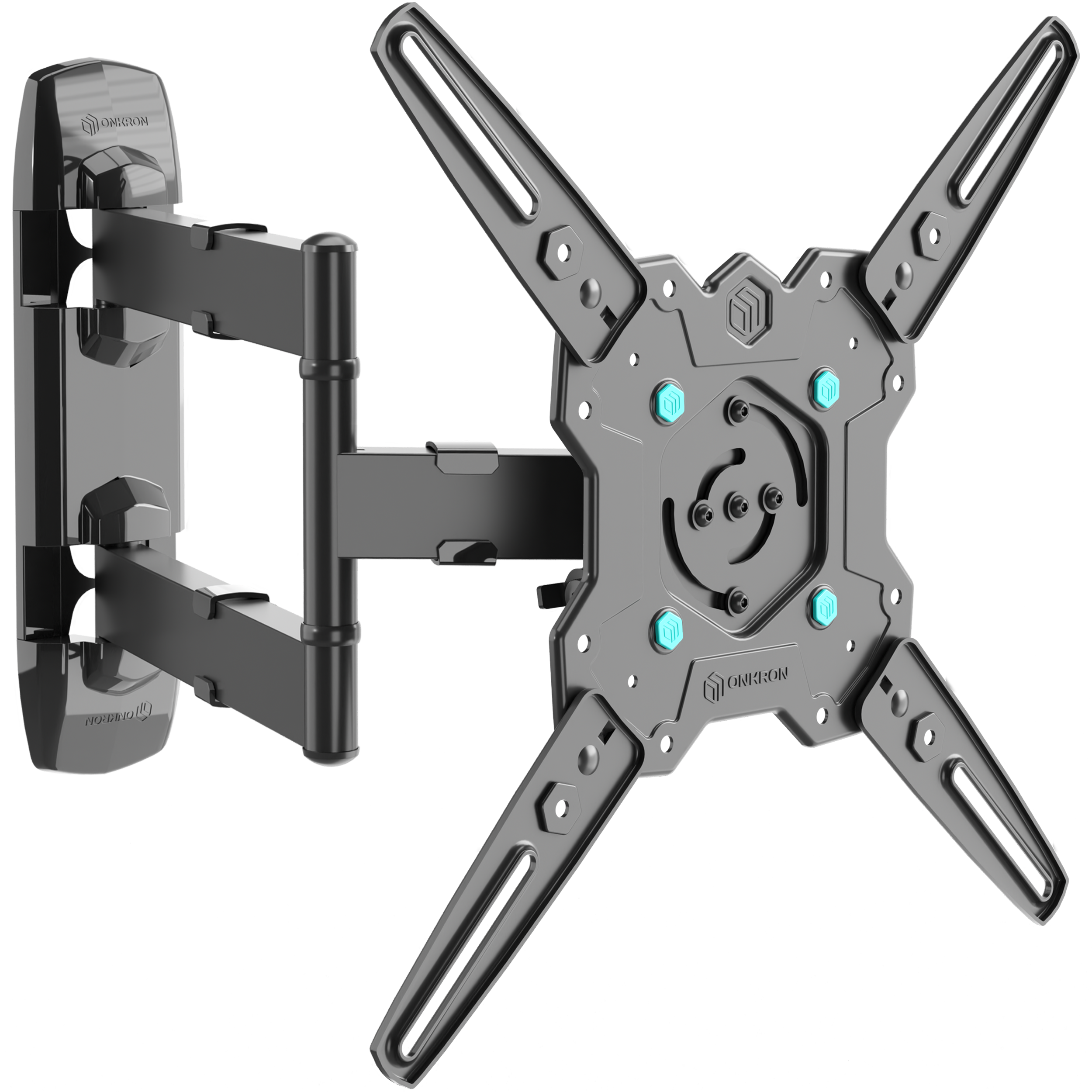 LEADZM Ceiling TV Mount Bracket – Tilt & Swivel For 32" To 70" Screens, Holds Up To 110 Lbs