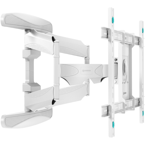 Full-Motion TV Wall Mount for 40"-75" max 46 kg, White M6L