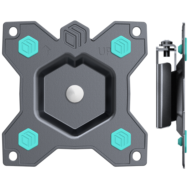 Rotating bracket for TV or monitor 10"-35" max 20 kg, black R1