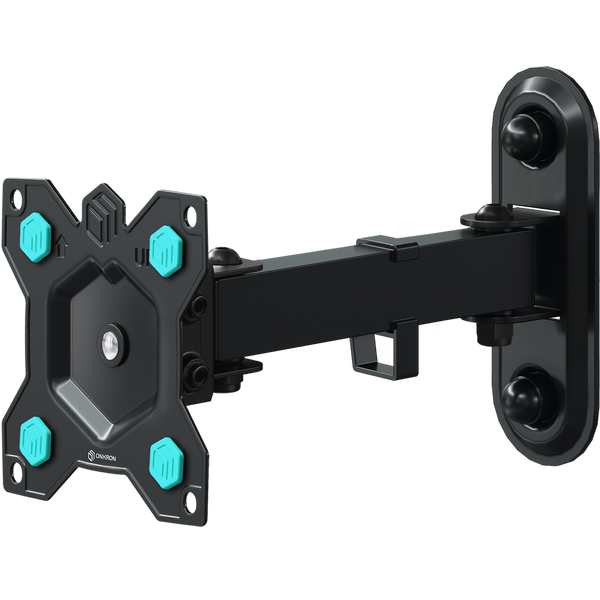Tilting and swiveling bracket for TV or monitor 10"-35" with rotation max 20 kg, black R2