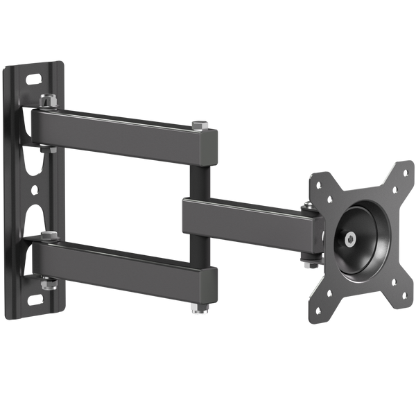 Tilting and swiveling TV bracket for 10"-32" with rotation max 15 kg, black STE311-B