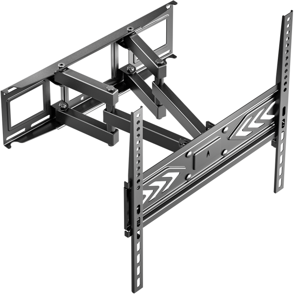 Tilting and swiveling TV bracket for 32"-65" max 45 kg, black STE644-B