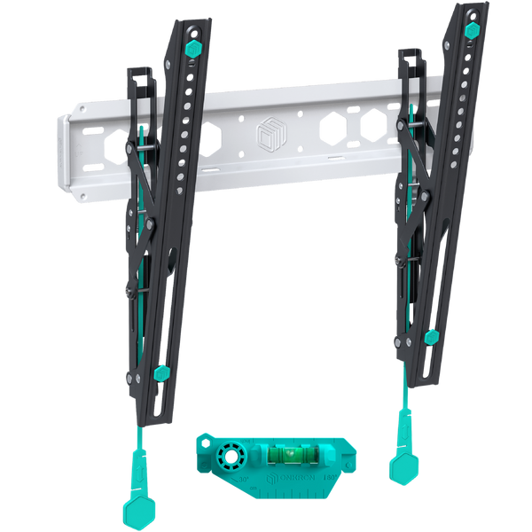 Tilting TV bracket for 32"-70" max 60 kg, White-Black TM5