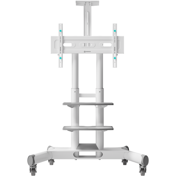 Mobile TV stand for TVs and professional displays 40"-70", max 60.5 kg, white TS1552