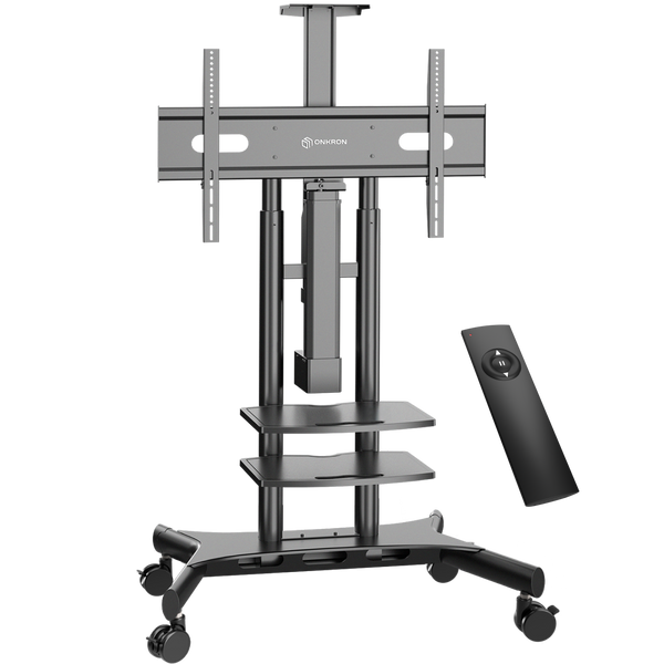 Motorized mobile TV stand 50"-86", max 105.9 kg, black TS1881E