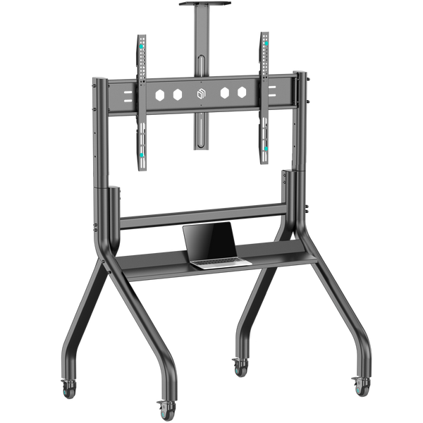 Mobile TV stand for TVs 60"-120", max 150 kg, black TS2080
