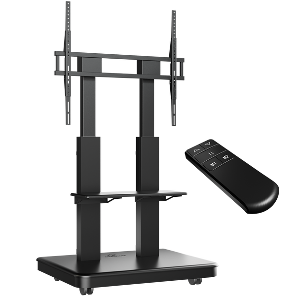 Motorized mobile stand for TVs or interactive panels 50"–120", max 125 kg, black TS2811E