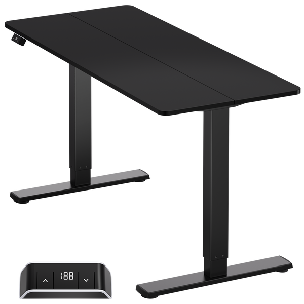 Motorized Desk with Height Adjustment max 60 kg, Black WDT221E