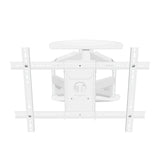 ONKRON TV Wall Mount Swivel Tilt for 40-75 Inch Flat & Curved LED TVs / VESA Wall Mount min 100x100 - 600x400 max / Supports Screens up to 45.5 kg, White M6L-W