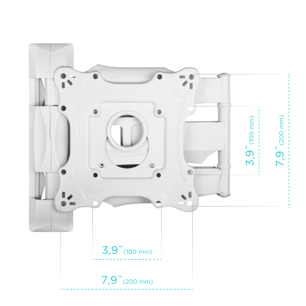 Wall Mount TV Bracket for 17”-43” TVs weighing up to 77 lbs - Onkron