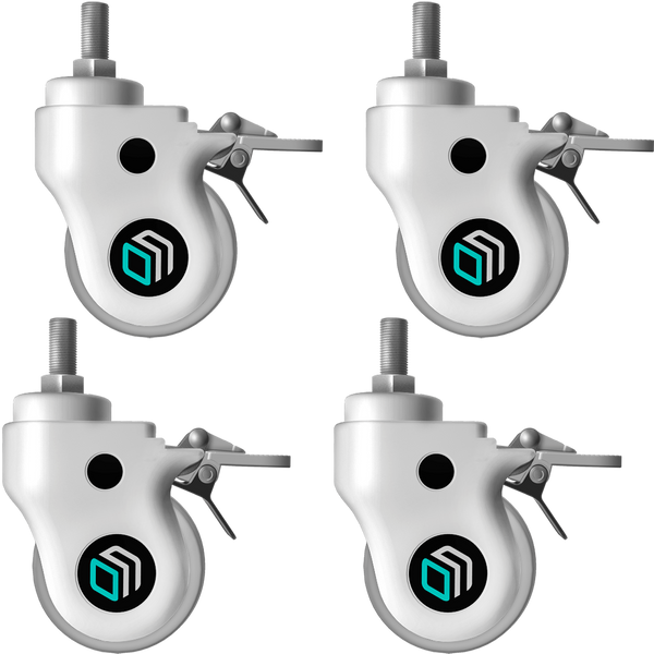 Large Diameter Wheel Set, White AWL-75W